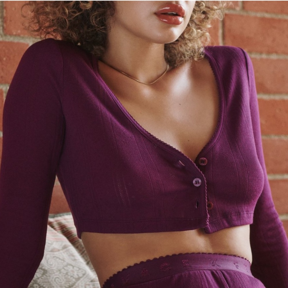 Savage X Fenty Sleep Crop Top